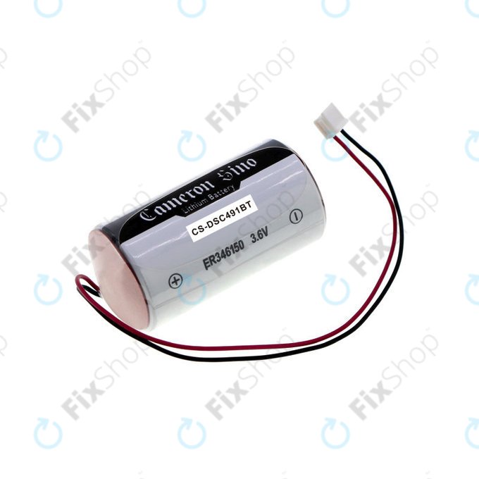 Batterie pour DSC WT4911B, WT4911R Wireless Outdoor Siren, 14500mAh, Li-MnO2, 3.6V, ER34615M-T1, HQ