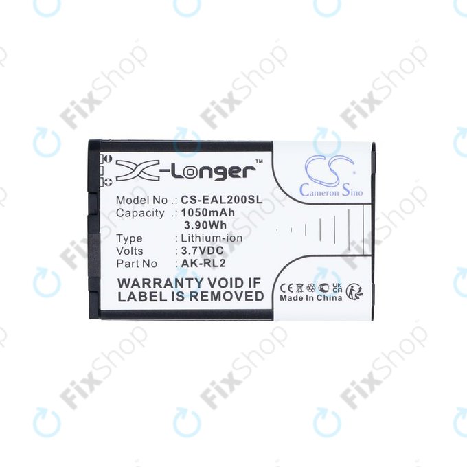 Batterie pour Emporia Essence Plus, Talk comfort, V20, 1050mAh, Li-Ion, 3.7V, AK-RL2, HQ