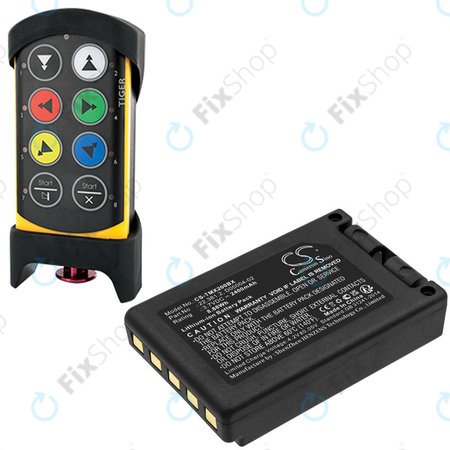 Batterie pour Tele Radio TG-TXMNL, 2400mAh, Li-Ion, 3.7V, D00004-02, HQ