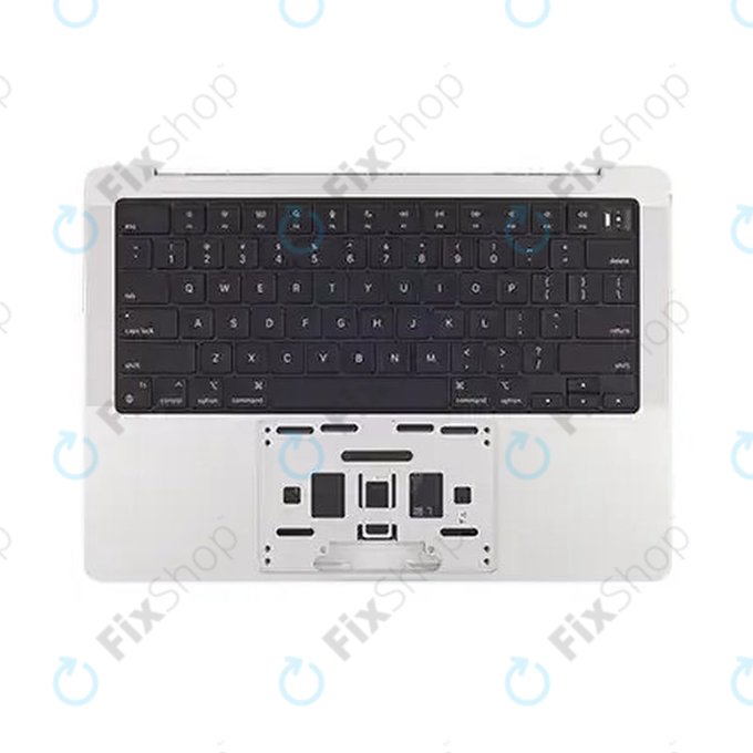 Cadre supérieur clavier pour MacBook Pro 14", A2918 (Late 2023, avec clavier US et batterie, Silver, 661-35709, Genuine Apple