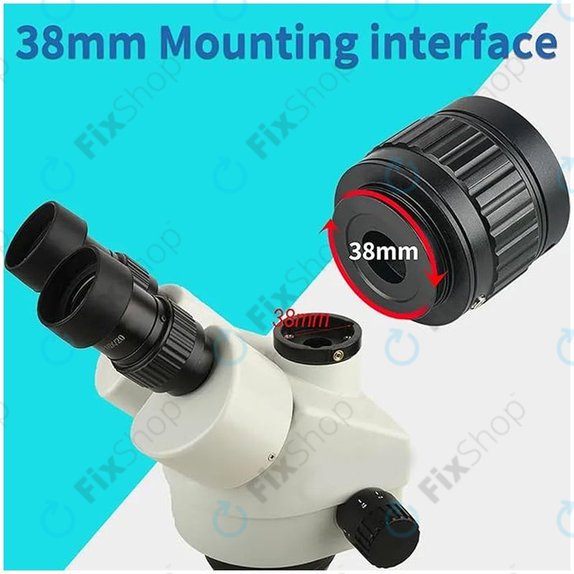 Adaptateur CTV 1X pour Microscope Trinoculaire, C-Mount