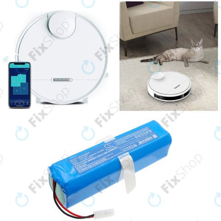 Batterie pour Rowenta X-Plorer Series 95, 5200mAh, Li-Ion, 14.4V, N047-4S2P, HQ