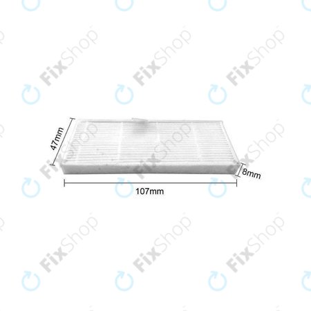 Xiaomi Viomi S9, Lydsto R1, Proscenic M7 Pro, M8 Pro - Filtre anti-poussière