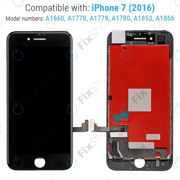 Apple iPhone 7 - Écran LCD + Écran Tactile + Cadre (Noir) Refurbished