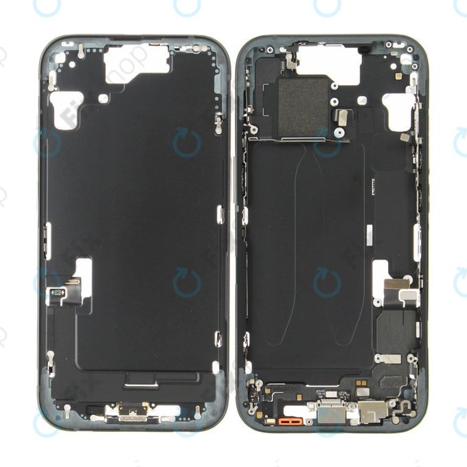 Cadre central avec batterie pour iPhone 15 | Black | ZD076-00669 | Genuine Apple