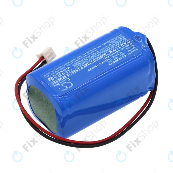 Batterie pour Ecovacs Winbot 880, 700, 700mAh, Li-Ion, 14.8V, 201-1907-0302, HQ