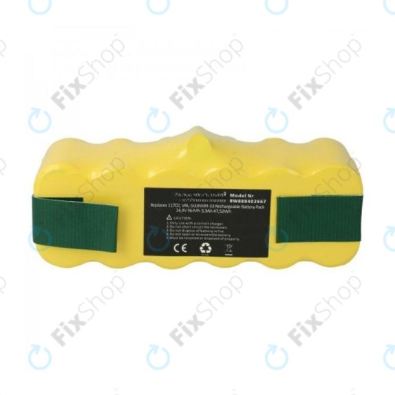 iRobot Roomba 500, 600, 700, 800, 900-series, R3, Scooba 450, Vileda 137173 - Batterie 11702, GD-Roomba-500, VAC-500NMH-33 Ni-MH 14.4V 3300mAh