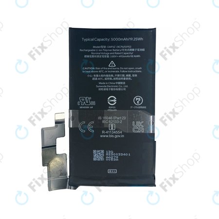 Google Pixel 7 Pro - Batterie GMF5Z 5000mAh