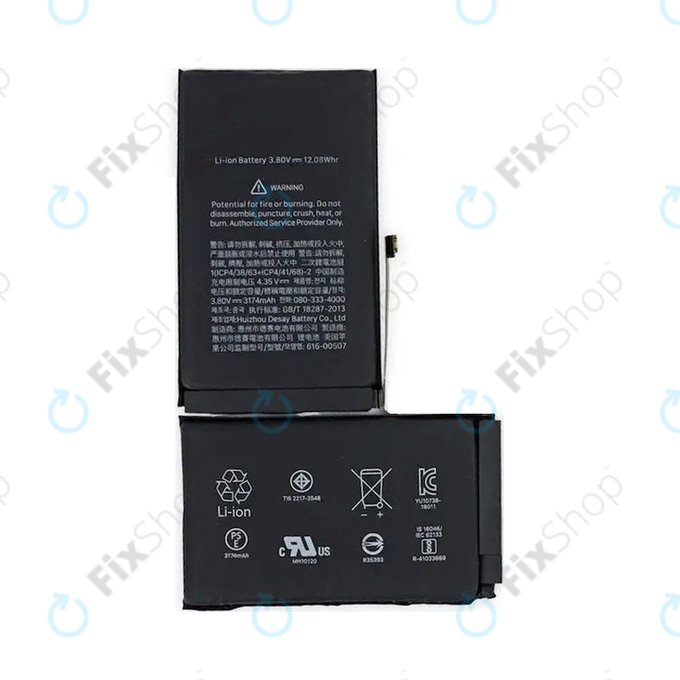 Apple iPhone XS Max - Batterie 3174mAh Service Pack
