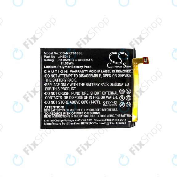 Nokia 6.1 - Batterie HE345 3000mAh QG