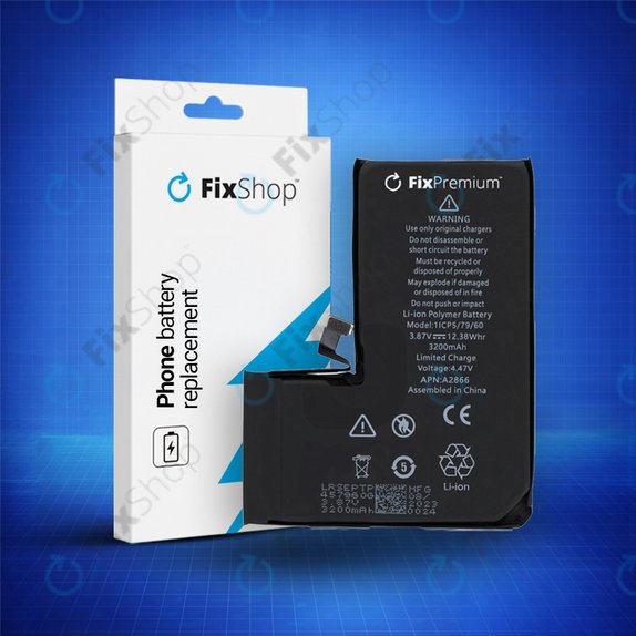 Batterie pour iPhone 14 Pro, 3200mAh, DIAGNOSTIC