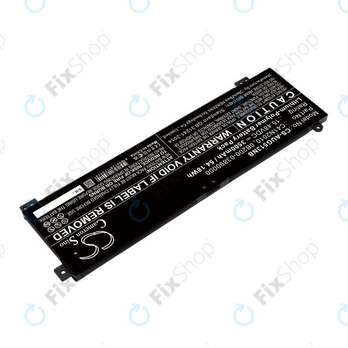 Batterie pour Asus ROG Strix G15, G17, 3500mAh, Li-Pol, 15.48V, C41N2010, HQ