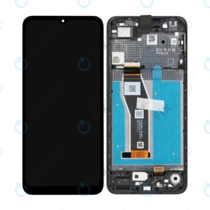 Motorola Moto E13 - Écran LCD + Écran Tactile + Cadre (Noir Cosmique) - 5D68C22340 Pack de Service d'Origine