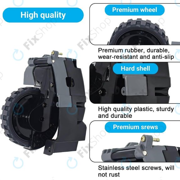iRobot Roomba e-series, i-series, j-series - Roue avec moteur (gauche)