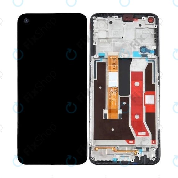 Oppo A72 - Écran LCD + Verre Tactile + Cadre (Twilight Black) TFT