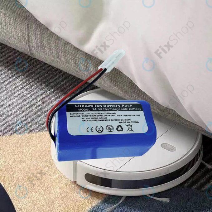 Xiaomi Essential (Mijia G1), Flyco FC-series, myVacBot SN500, Panasonic MC-series, Phicomm X3, Puppy R-series - Batterie Li-026418 Li-Ion 14.8V 2600mAh