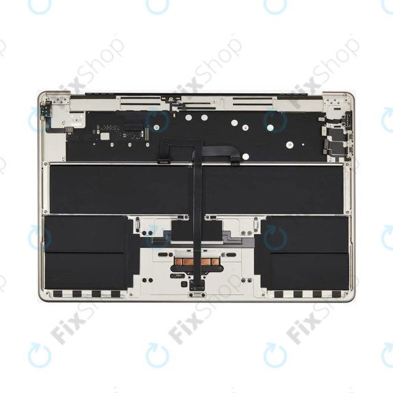 Cadre supérieur clavier pour MacBook Air 15", A3114 (2024), avec clavier US et batterie, Starlight, 661-40268, Genuine Apple