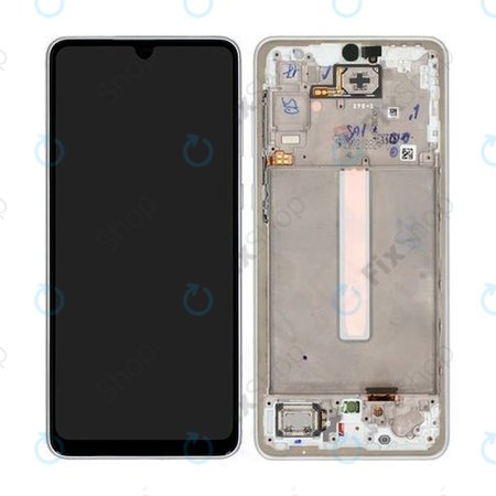 Samsung Galaxy A33 5G A336B - Écran LCD + Écran tactile + Cadre (Blanc génial) - GH82-28143B, GH82-28144B Genuine Service Pack