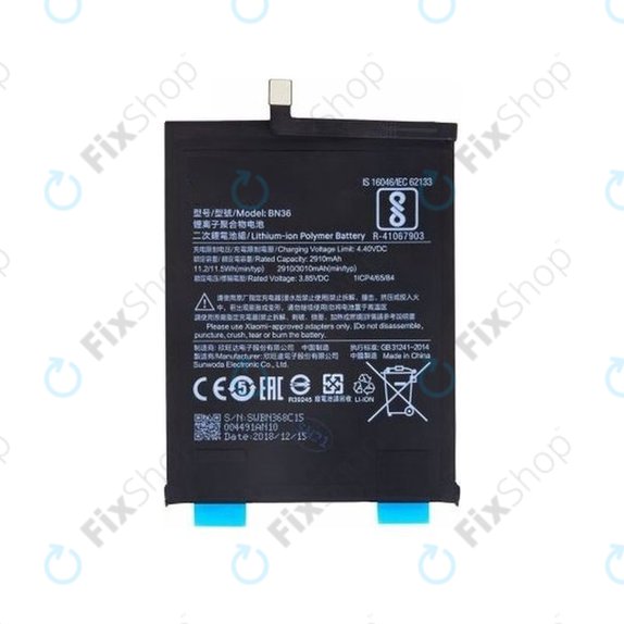 Xiaomi Mi A2 (Mi 6X) - Batterie BN36 3010mAh