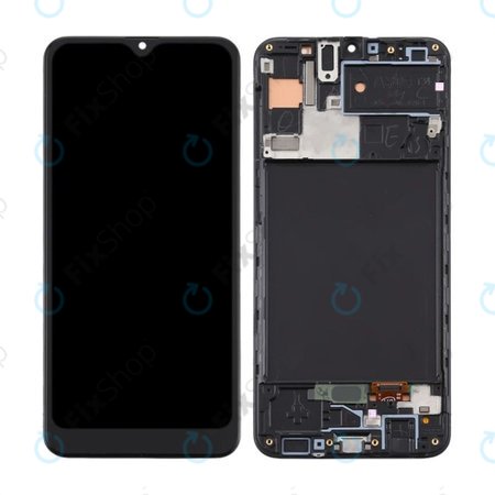 Samsung Galaxy A30s A307F - Écran LCD + Écran Tactile + Cadre TFT (Prism Crush Noir)