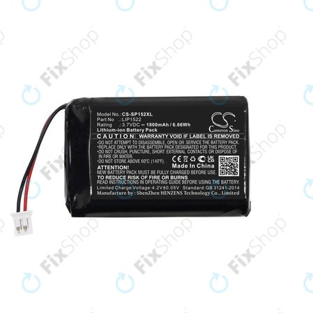 Batterie pour Sony Dualshock 4 Wireless Controller, 1800mAh, Li-Ion, 3.7V, LIP1522, HQ