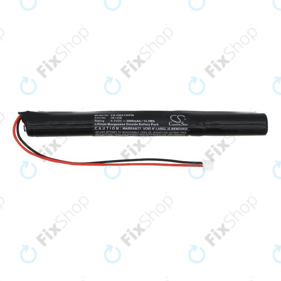 Batterie pour Hilti 120-ME, GX 120 ME, 3000mAh, Li-MnO2, 4.5V, 381458, HQ