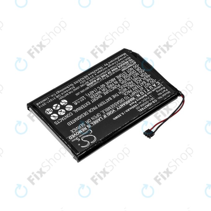 Batterie pour Garmin Nüvi 2757, 1500mAh, Li-Ion, 3.7V, 361-00066-00, HQ