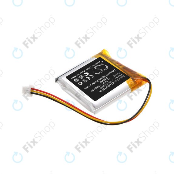 Batterie pour JBL Tune 750, 700mAh, Li-Pol, 3.7V, GSP753030, HQ