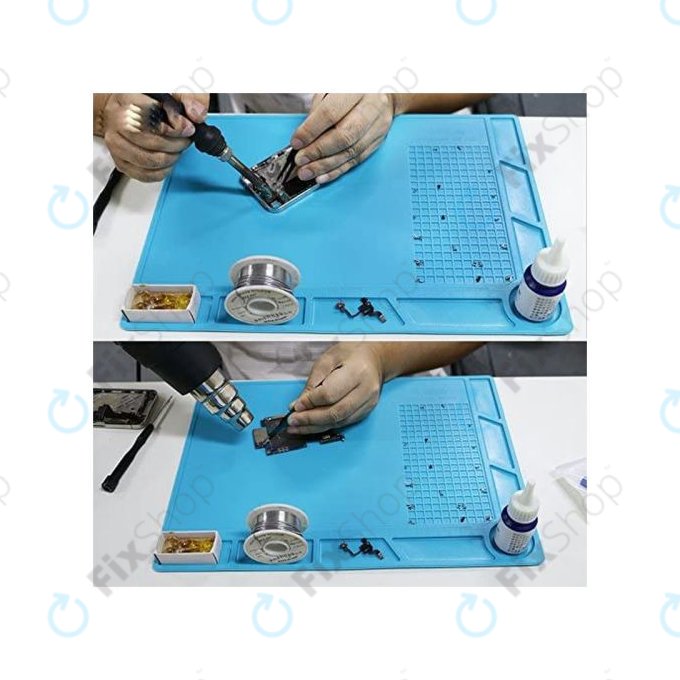 ESD Coussinet en silicone antistatique résistant à la chaleur - 35 x 25 cm