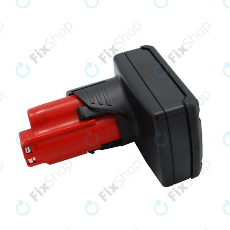 Batterie pour Milwaukee M12 B4 Redlithium, 4000mAh, Li-Ion, 12V, 48-11-2440, HQ