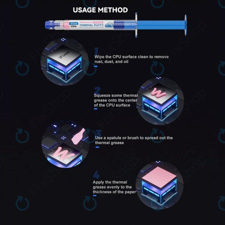 iFixes i506 Pink Performance Thermal Compound - pâte thermique pour téléphone/tablette, 50g