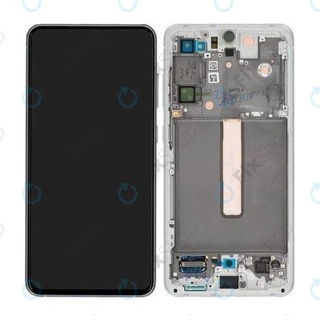 Samsung Galaxy S21 FE G990B - Écran LCD + Ecran Tactile + Cadre (Blanc) - GH82-26414B, GH82-26420B, GH82-26590B Genuine Service Pack