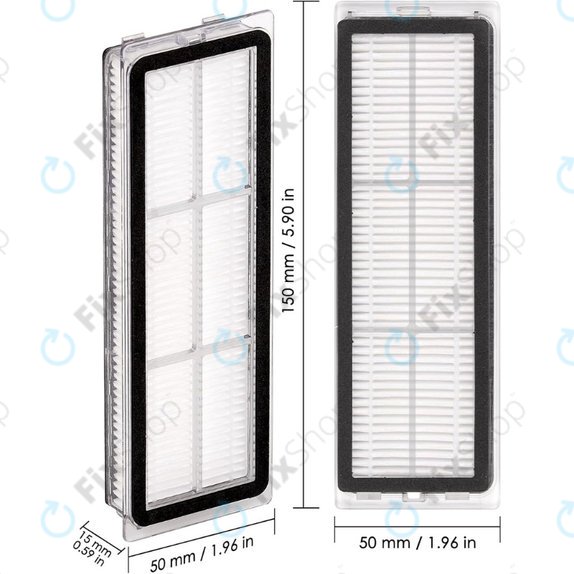 Filtre HEPA, 2 pièces pour Xiaomi Dreame L10s Pro Gen2, D10s Plus Gen2, L10s Ultra