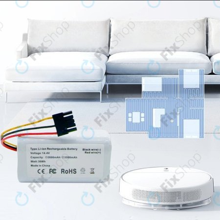 Xioami Mi Robot Vacuum Mop 2 Lite, E10 - Batterie N011-4S1P Li-Ion 14.4V 2600mAh