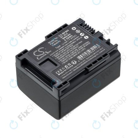 Batterie pour Canon FS10, FS11, FS100, 890mAh, Li-Ion, 7.4V, BP-808, HQ