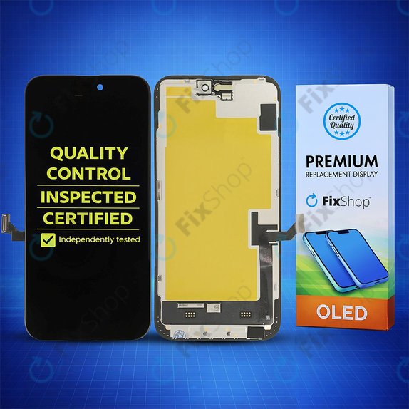 Écran Soft OLED pour iPhone 15 Plus, Tactile avec cadre, DIAGNOSTIC