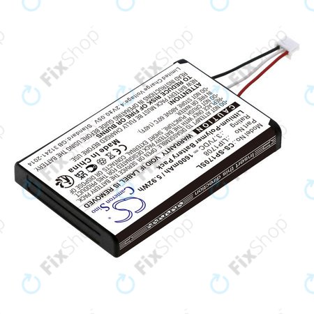 Batterie pour Sony PS5 DualSense, 1600mAh, Li-Pol, 3.7V, LIP1708, HQ