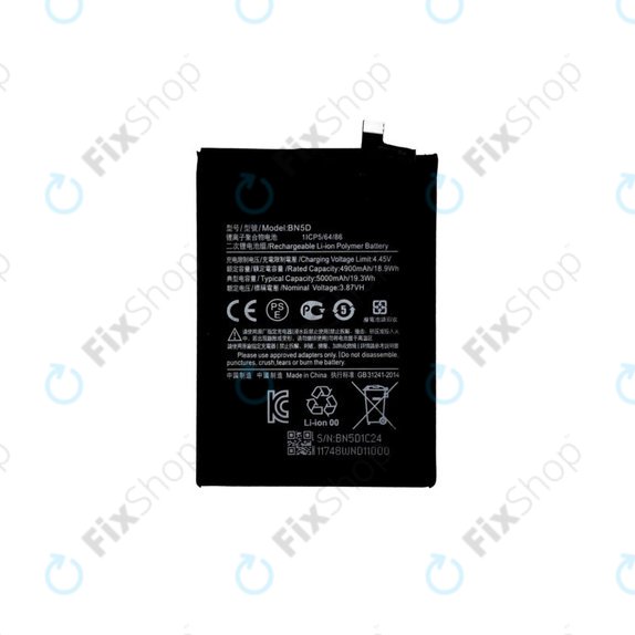 Xiaomi Redmi Note 11, Note 11S - Batterie BN5D 4900mAh