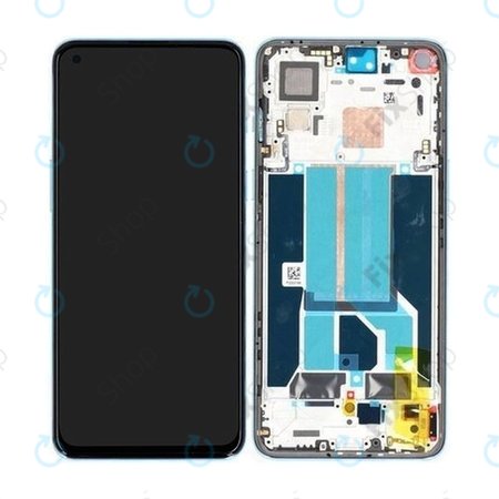 OnePlus Nord 2 5G - Écran LCD + Écran tactile + Cadre (Blue Haze) - 2011100359 Genuine Service Pack