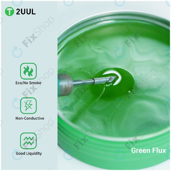 Flux de soudure, Vert, 2UUL SC18