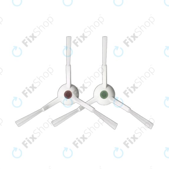 Kit de pièces de rechange pour Ecovacs T20, T20 Max, T20 Pro (2x Brosse principale, 4x Filtre, 4x Brosse latérale – blanche, 8x Chiffon de vadrouille, 4x Sac à poussière)