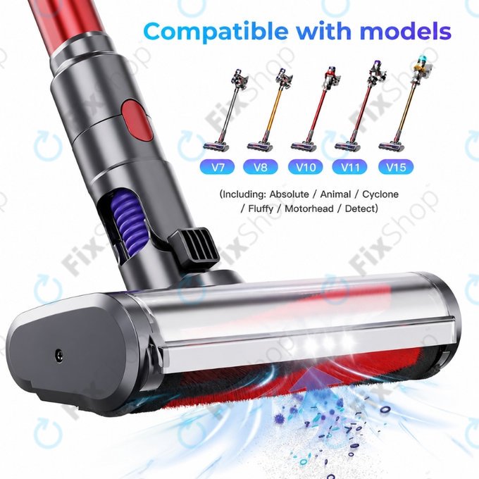 Dyson V-series, Outsize - Tete de nettoyage a rouleau souple avec lumiere LED