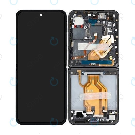 Xiaomi Mix Flip 2405CPX3DC - Écran LCD + Écran tactile + Cadre (Black) - 560002000N800 Genuine Service Pack