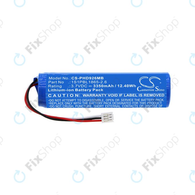 Batterie pour Philips Avent SCD923P, SCD923/26, Avent SCD923, 3350mAh, Li-ion, 3.7V, 1S1PBL1865-2.6, HQ