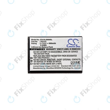 Batterie pour Steelseries 61298rx, Siberia 840, 900mAh, Li-Ion, 3.7V, 160240, HQ