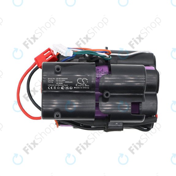 Batterie pour Rowenta RH6543WH, RH6545WH, RH6547WH, 2000mAh, Li-Ion, 14.4V, RS-RH5864, HQ