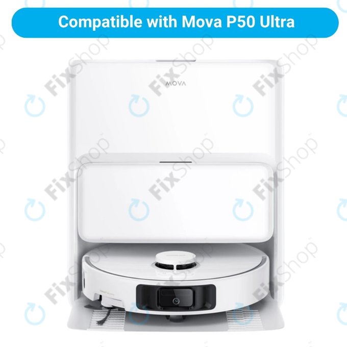 Kit de pièces de rechange pour Mova P50 Ultra (1x Brosse principale, 2x Filtre, 2x Brosse latérale, 4x Chiffon de vadrouille, 2x Sac à poussière)