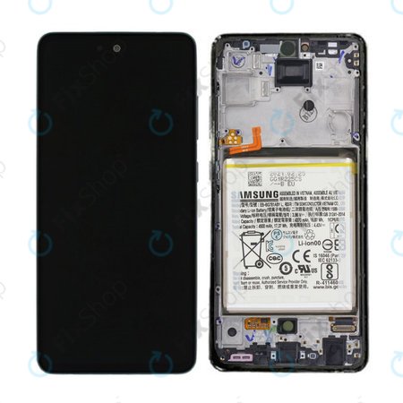Samsung Galaxy A52s 5G A528B - Écran LCD + Écran tactile + Cadre + Batterie (Blanc génial) - GH82-26912D, GH82-26909D Genuine Service Pack
