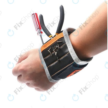 Jakemy JM-X5 - Bracelet de rangement magnétique pour vis, clous et embouts