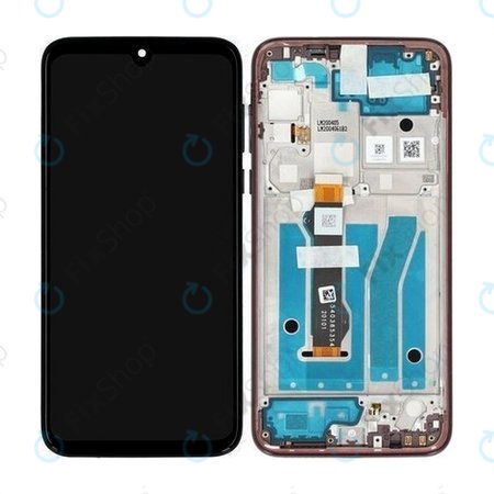 Motorola Moto G8 Plus - Écran LCD + Écran tactile + Cadre (Rouge foncé) - 5D68C15529 Genuine Service Pack